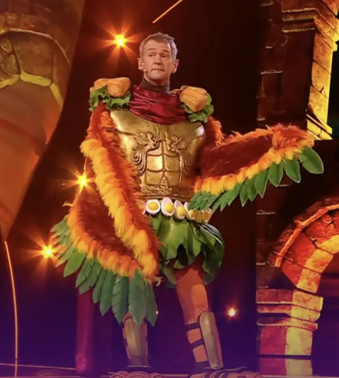 Alexander Armstrong was revealed to be Chicken Caesar Salad on The Masked Singer