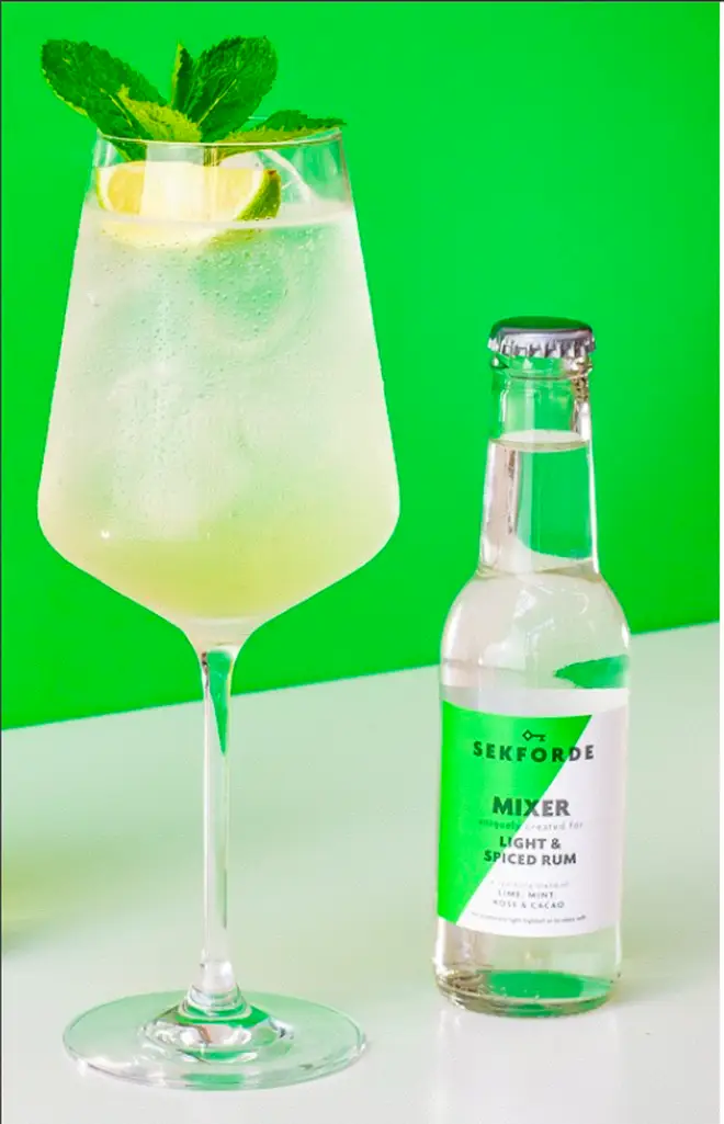 This is a low sugar take on the classic cocktail