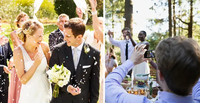 A wedding photographer has slammed guests