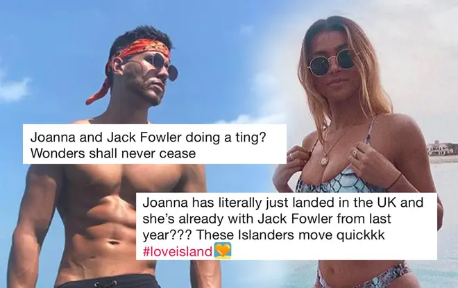 The pair sparked rumours of a romance after Jack greeted this year's islander at the airport