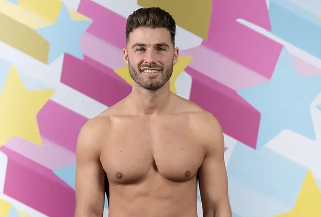 Joshua Ritchie smiles for Love Island All Stars