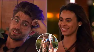 Chris Taylor and Sophie Piper are getting to know each other on Love Island All Stars