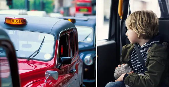 One mum was furious that her children were put in a taxi alone
