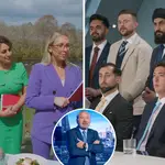 The Apprentice candidates on the show alongside Lord Alan Sugar