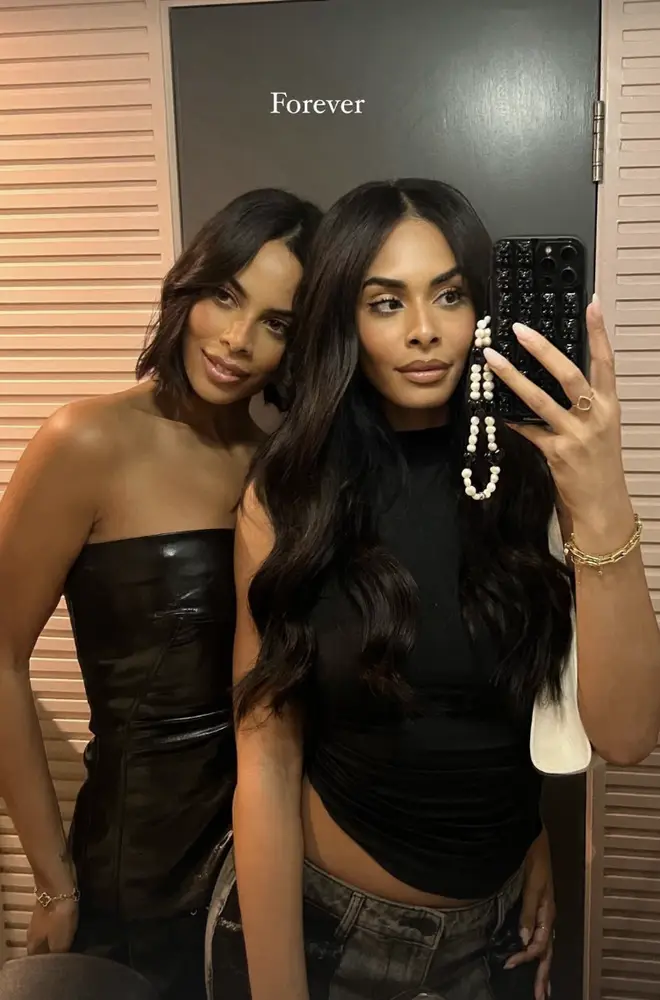 Rochelle Humes takes a selfie with Lili Piper