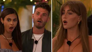 Love Island stars Josh Ritchie, Sophie Piper and Georgia Steel are shocked