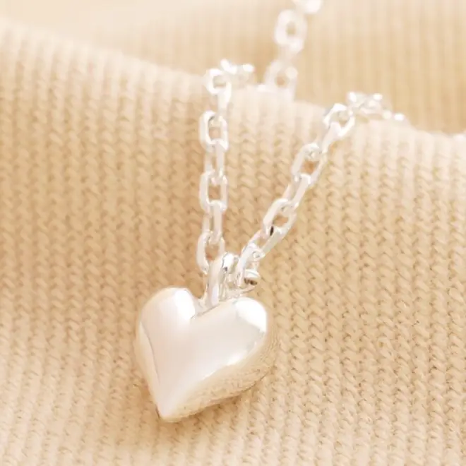 Florrie & Bird Heart Pendant Necklace