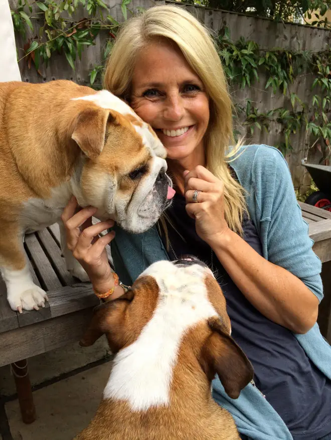 Ulrika Jonsson has credited her dogs for "helping save her life"