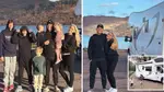 Stacey Solomon and Joe Swash have jumped in the £59,000 campervan with their five kids for a half-term trip