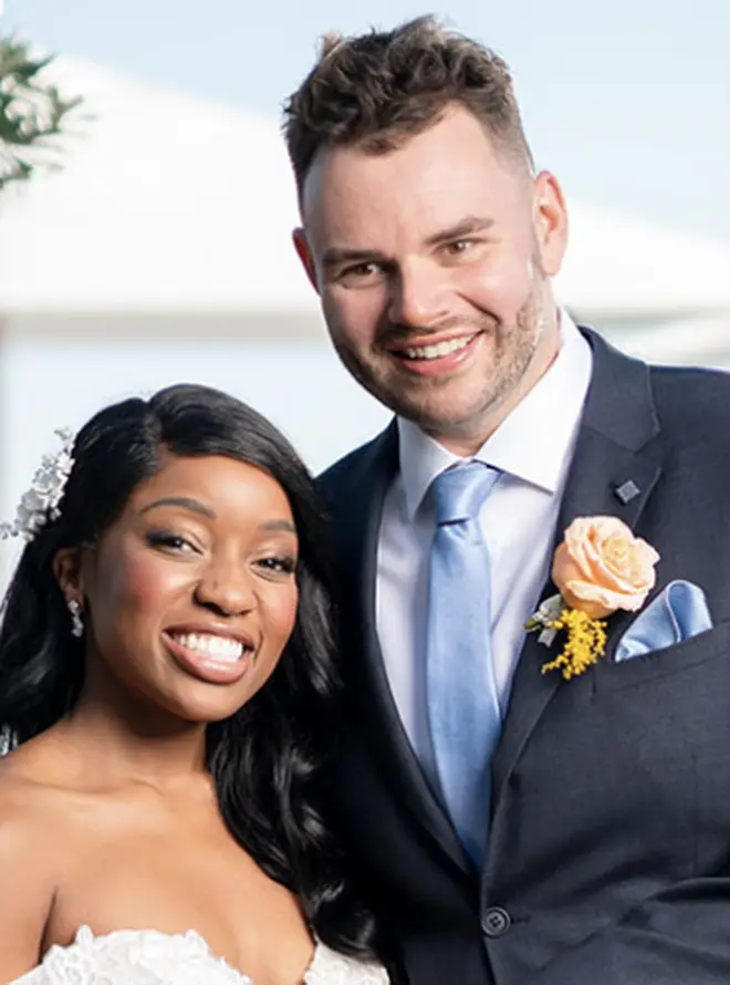 Tristan Black and Cassandra Allen were wed on Married At First Sight