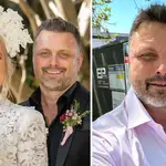 MAFS Australia star Timothy Smith smiles with his bride Lucinda Light