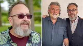 Dave Myers shared an emotional message during this week's episode of The Hairy Bikers Go West