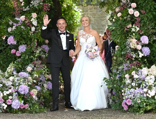 Ant McPartlin and Anne-Marie Corbett got married at St Michaels Church in Heckfield in August 2021