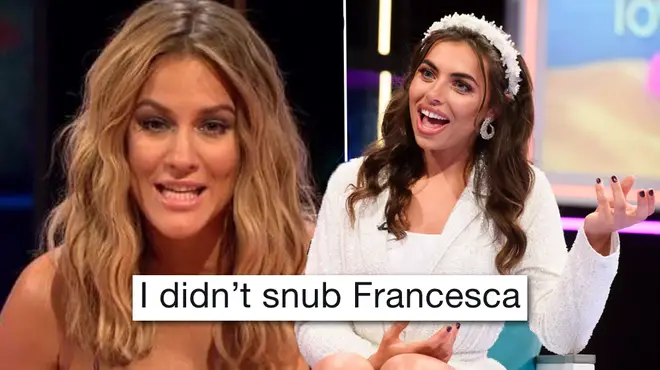 Caroline Flack claps back at claims she 'snubbed' Francesca on Love Island's Aftersun last night