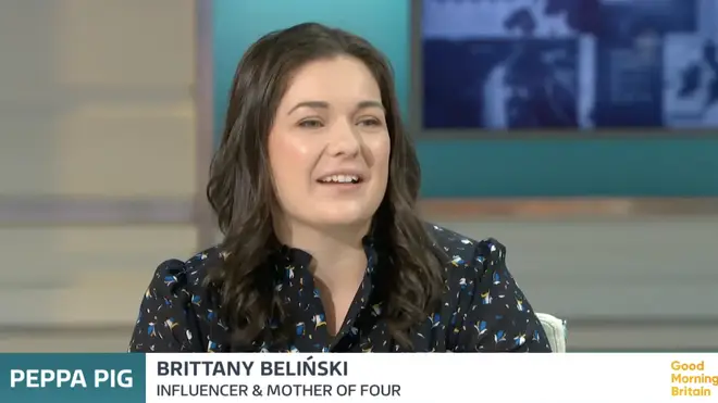 Brittany Belińksi doesn't let her children watch Peppa Pig