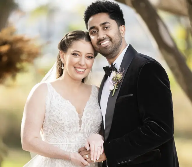 Natalie and Collins wed on MAFS Australia