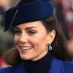 Kate Middleton wearing royal blue at a royal public engagement