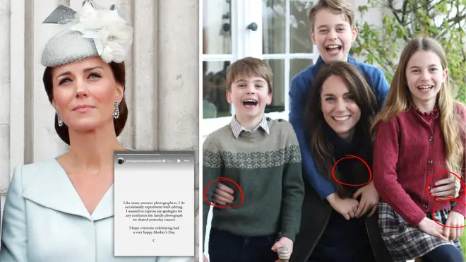 Kate Middleton releases statement over 'photoshopped' family photograph