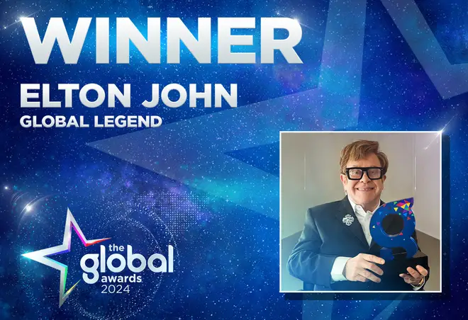 Elton John is a Global Legend at The Global Awards 2024