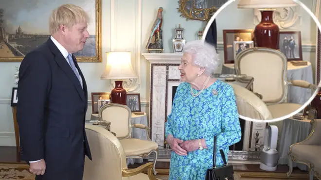 Royal fans spot something odd about the Queen's placement of family photos