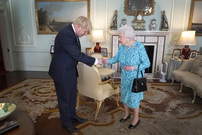 The Queen met with Boris Johnson at Buckingham Palace