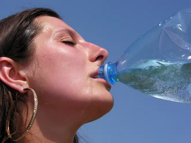 Drink plenty of water and stay in cool areas