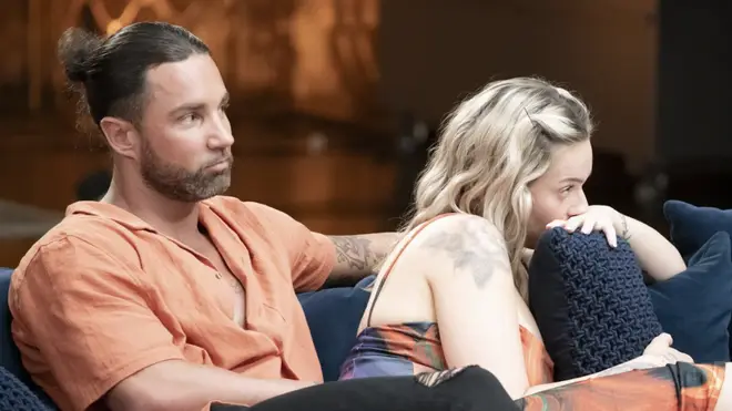 Jack and Tori did not look too excited to watch their relationship back at the reunion commitment ceremony