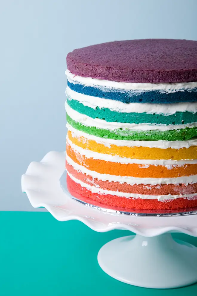 This rainbow cake is impressive - and a project anyone can do
