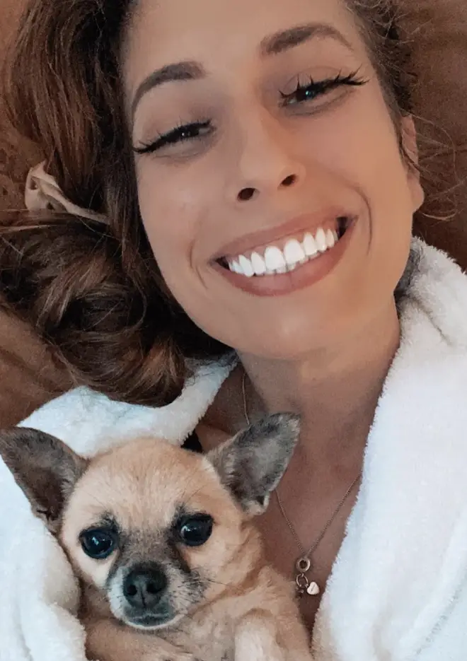 Stacey Solomon paid tribute to her dog Theo this week