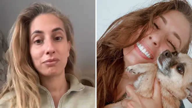 Stacey Solomon has opened up about the death of her dog Theo