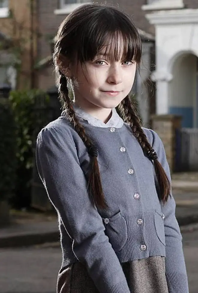 Molly Colin played the evil litter girl on the hit BBC soap