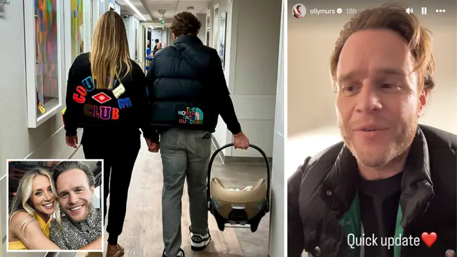 Olly Murs had to return to work after his wife gave birth to their newborn baby girl