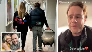 Olly Murs had to return to work after his wife gave birth to their newborn baby girl
