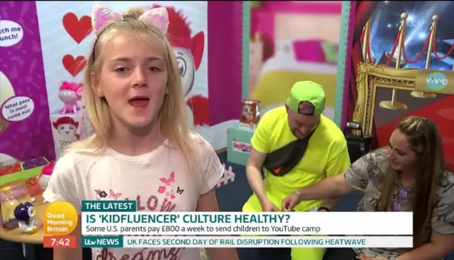 Viewers were shocked at the 'kidfluencer' culture being promoted