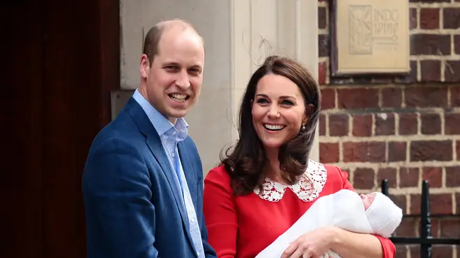 Prince William and Kate Middleton welcomed Prince Louis at the Lindo Wing in London on 23rd April 2018