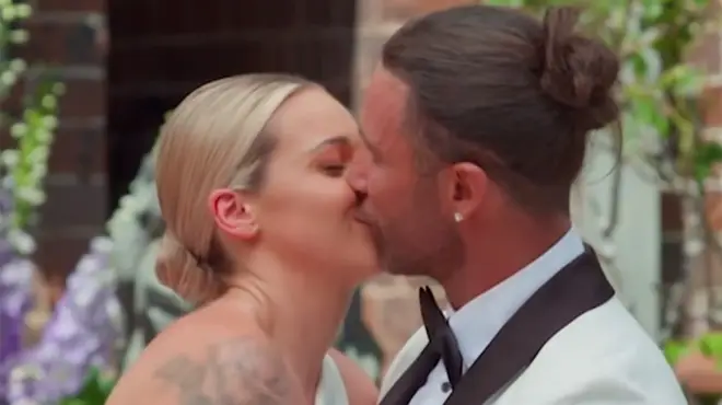 MAFS Jack and Tori kiss at final vows