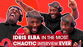 Idris Elba can't stop laughing in the most chaotic interview ever