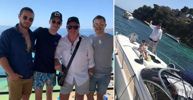 Steve McFadden is currently enjoying a lads holiday with his co-stars