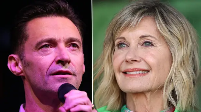 Hugh Jackman pays emotional tribute to Olivia Newton-John after breast cancer diagnosis