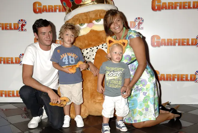 Jade Goody with her sons and partner Jack Tweed in 2006
