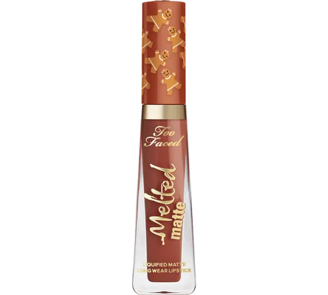 Too Faced have the brand new Gingerbread liquid lipsticks, and theres a 'man' and 'girl' shade