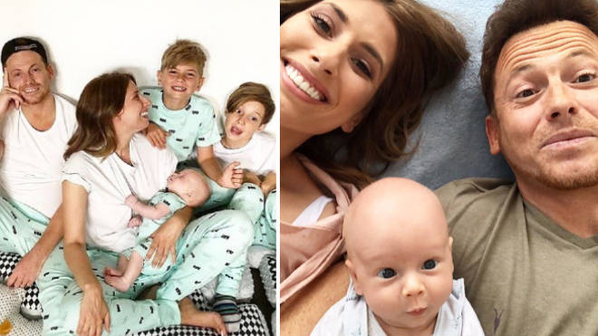 Stacey Solomon shares an adorable photo of her family in matching pyjamas.