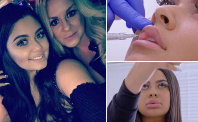 Mum, 45, buys herself and daughter matching lip fillers for "princess" Mariah&squot;s 21st birthday.