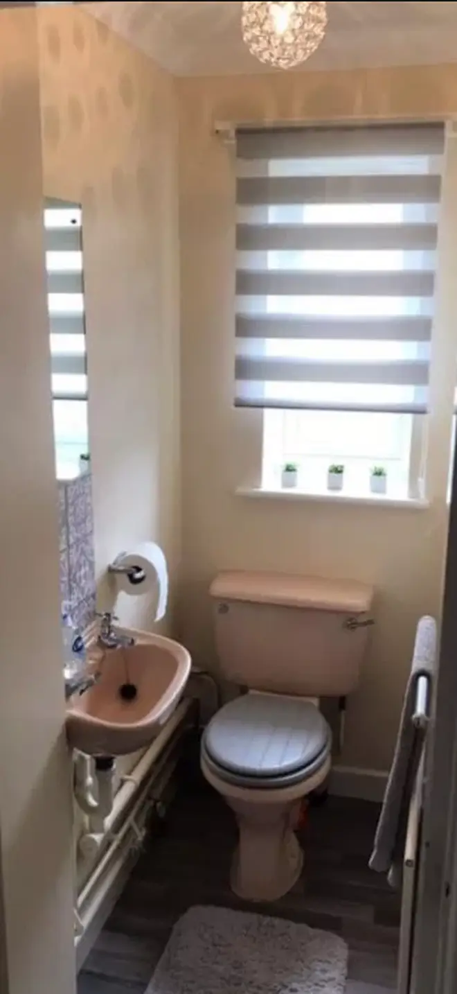 She transformed her bathroom using a number of very affordable DIY items