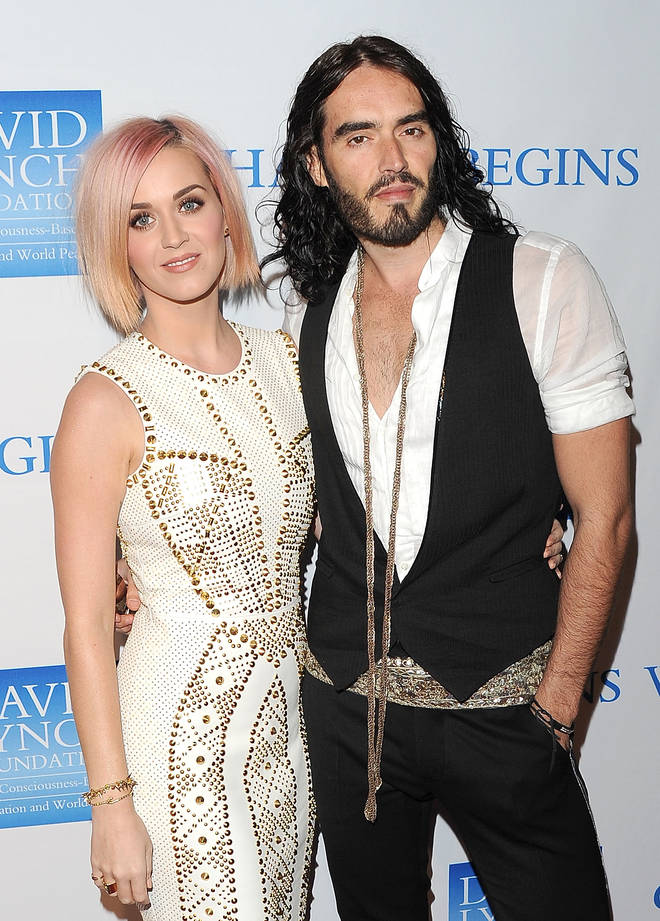 Katy with ex-husband Russell Brand, pictured in 2011