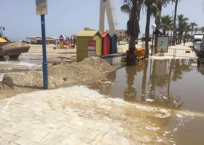 56,000 litres of raw sewage flooded Costa Blanca this week