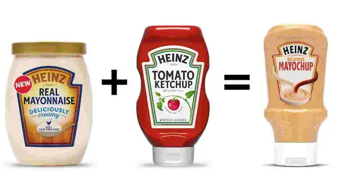 It's a combination between mayo and ketchup
