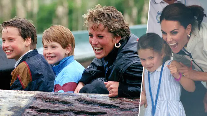 Royal fans have compared Kate Middleton's reaction to that of Princess Diana's