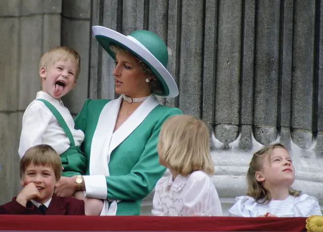 Prince Harry appears to have inspired Charlotte's cheeky moment