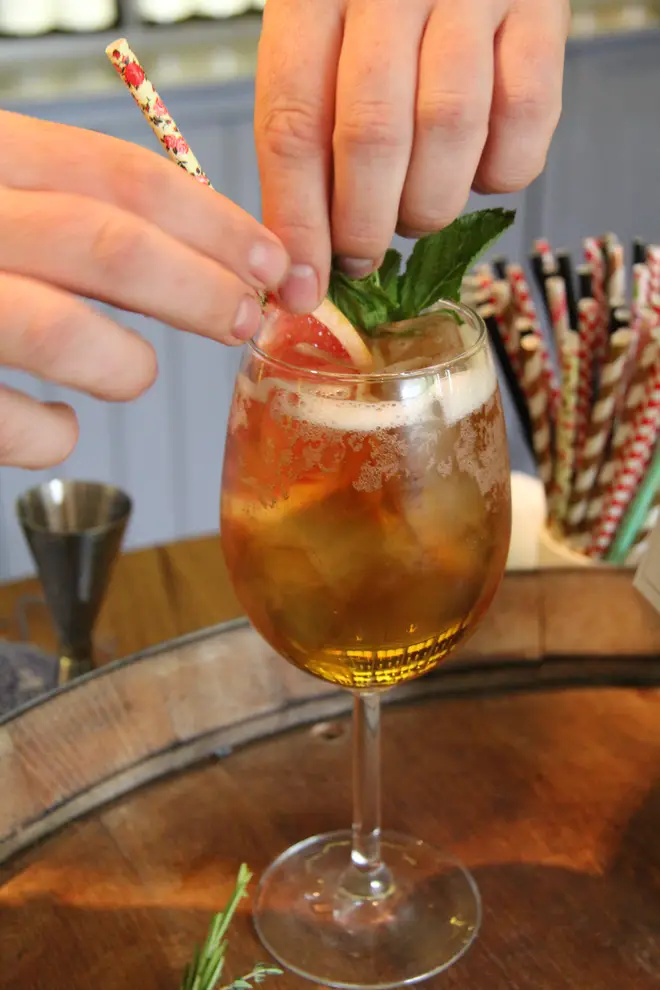 This twist on a spritz uses English wine
